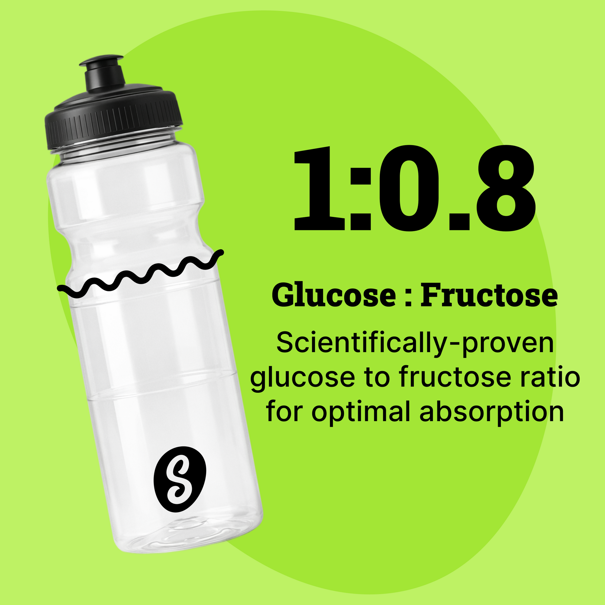 Session Lemon & Lime Sports Fuel mixed in a water bottle