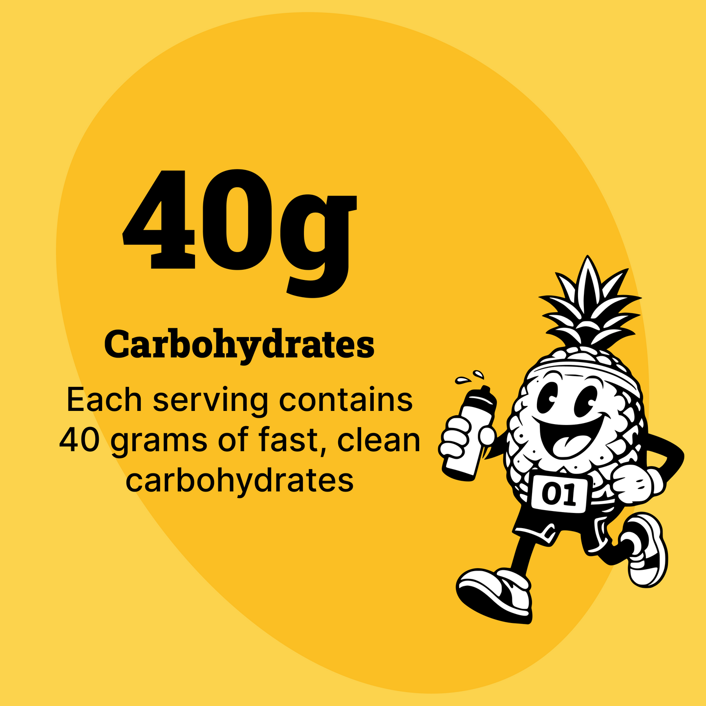 Session Pineapple — 40g carbs per serving endurance fuel
